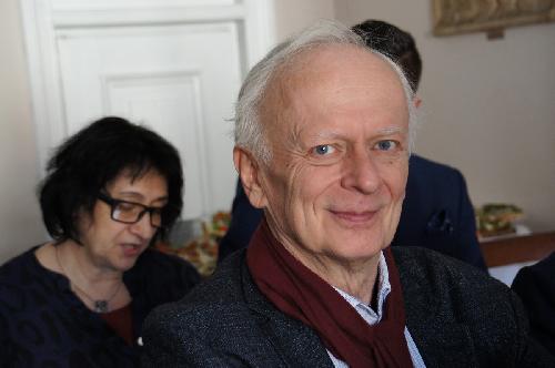 Photo: In the foreground Janusz Olejniczak; photo by Marta Karska.